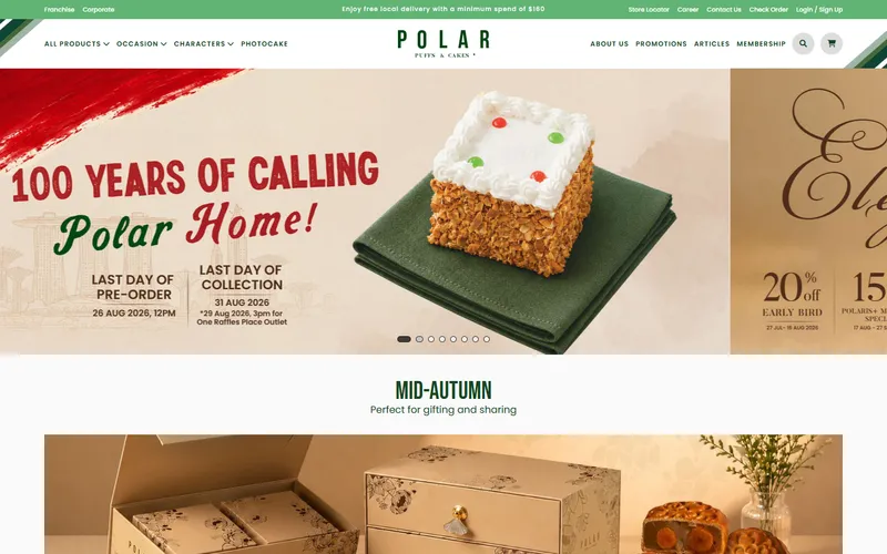 Polar Puffs and Cakes homepage