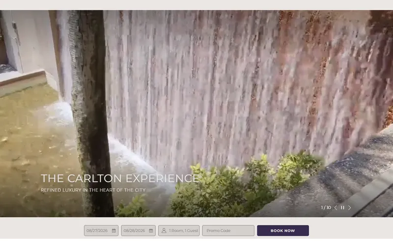 Carlton Hotel Singapore homepage