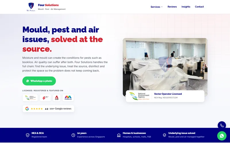 Four Solutions homepage