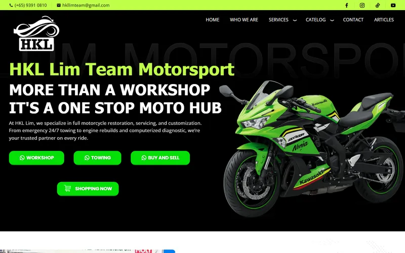 HKL Lim Team Motorsport homepage