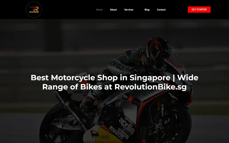 RevolutionBike homepage