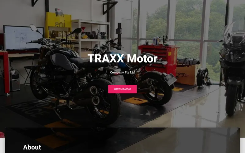 Traxx Motor homepage