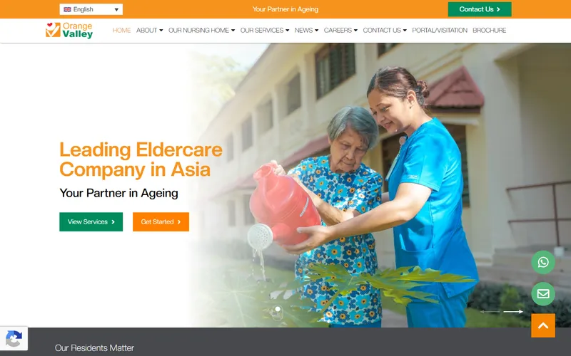 Orange Valley homepage