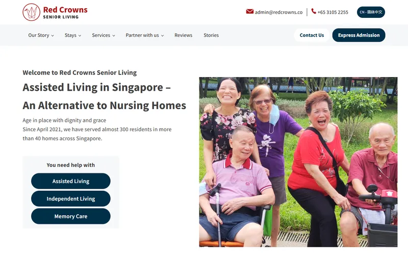 Red Crowns homepage