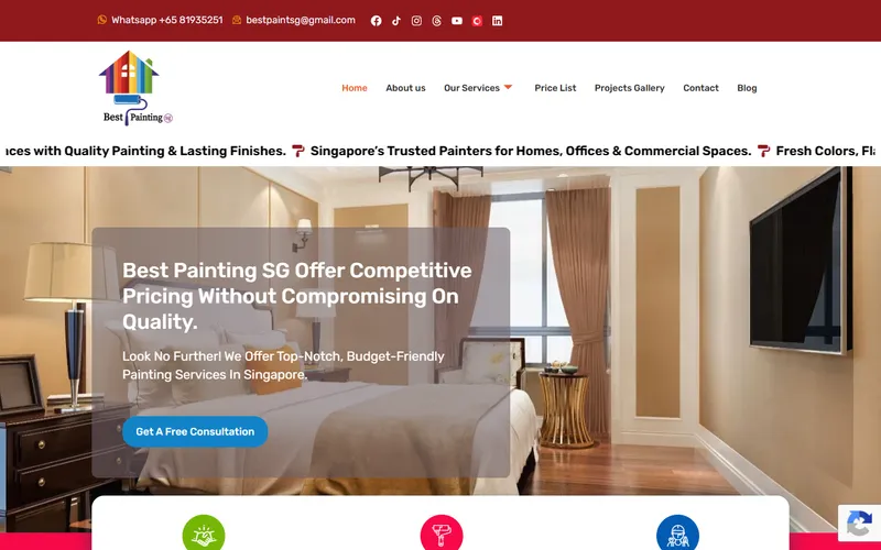 Best Painting SG homepage