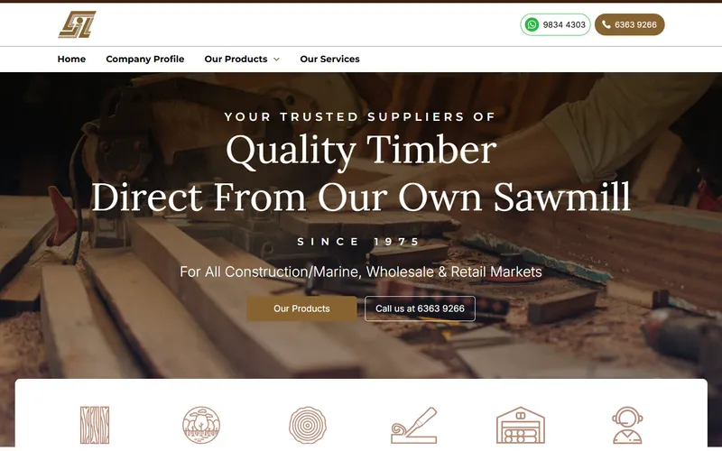 Sin Joo Lee Timber parquet flooring Singapore homepage