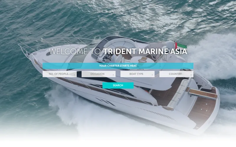 Trident Marine Asia homepage