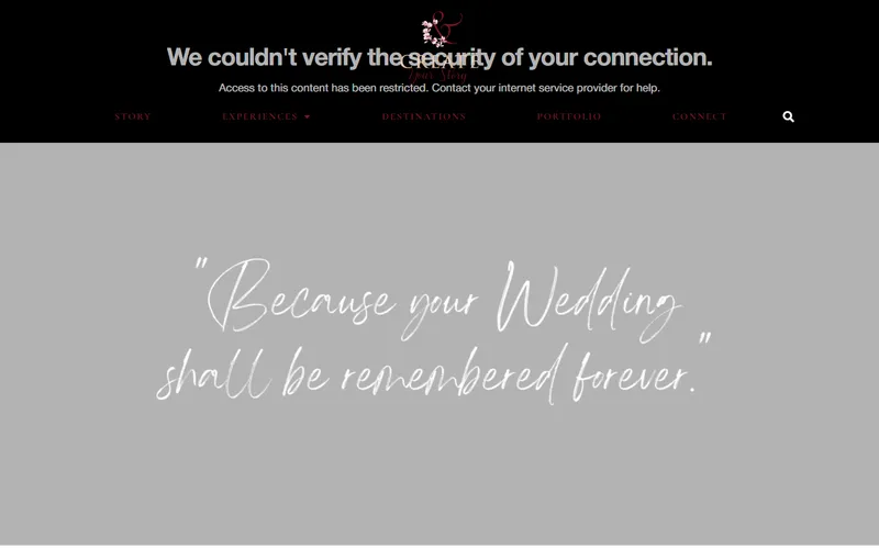 Create Your Story event planner Singapore homepage