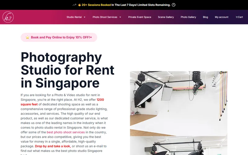 H2 Studio passport and ID photo homepage