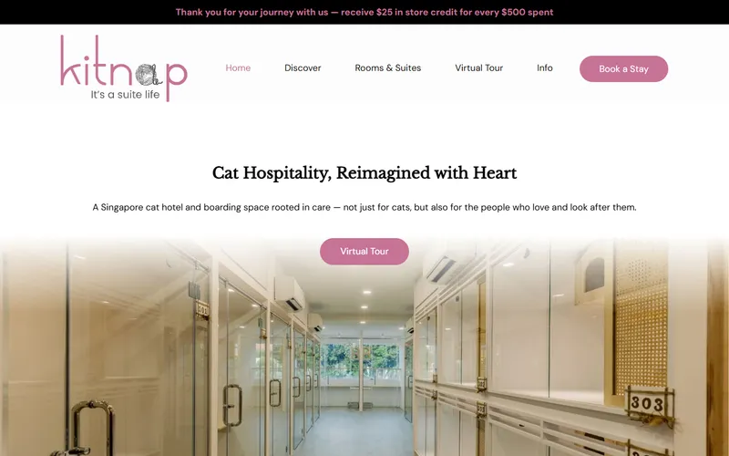Kitnap homepage