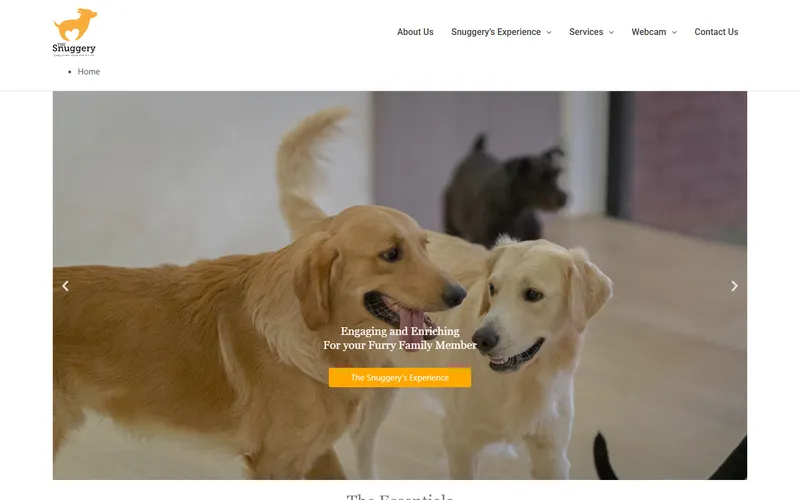 The Snuggery homepage