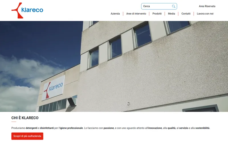 Klareco Communications Singapore homepage