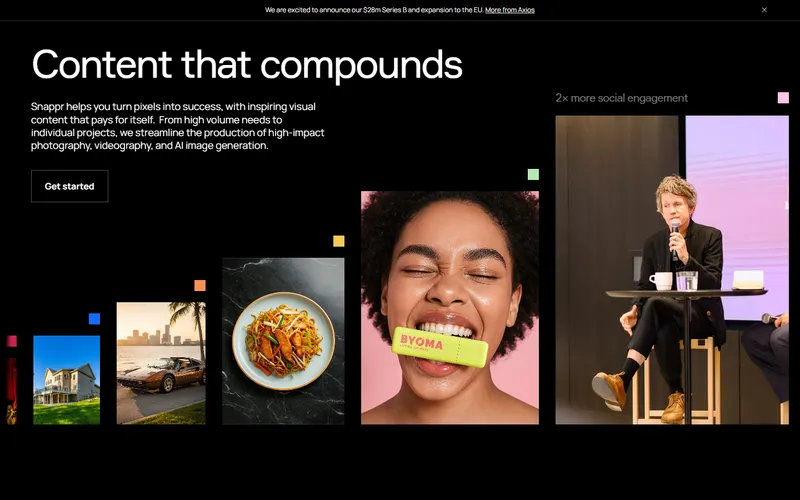 Snappr homepage