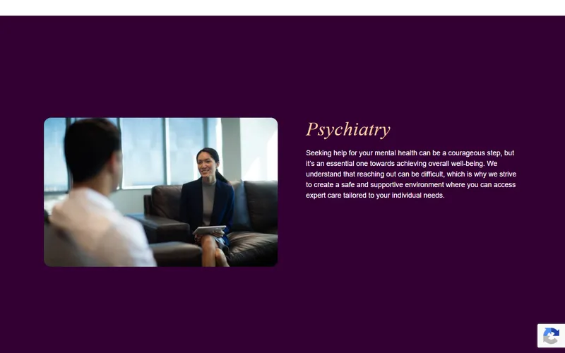 Promises Healthcare psychiatrists page