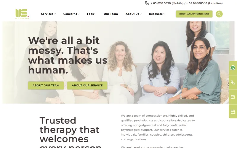 Us Therapy homepage