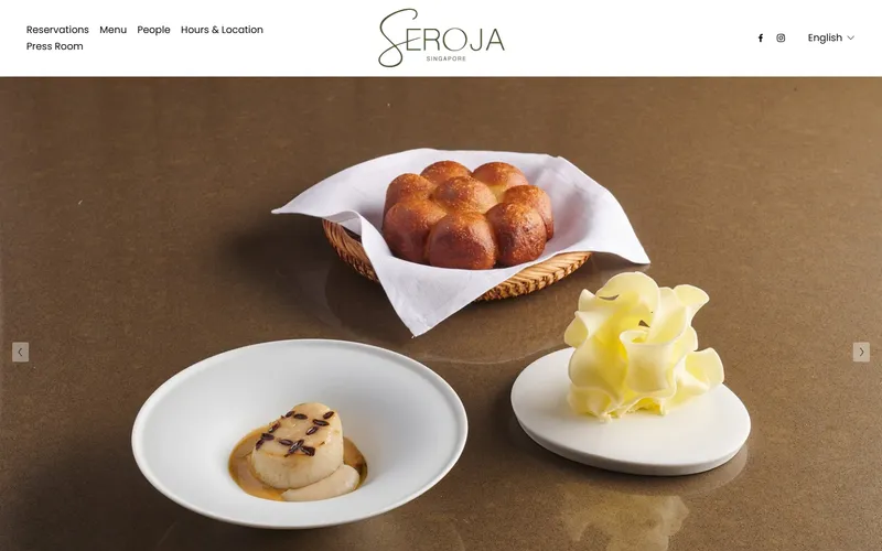 Seroja homepage