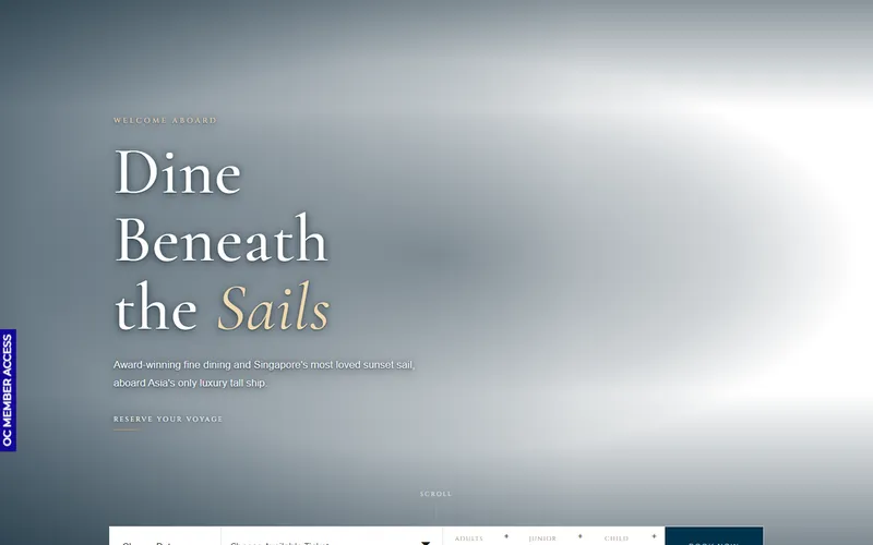 Royal Albatross tall ship Singapore homepage