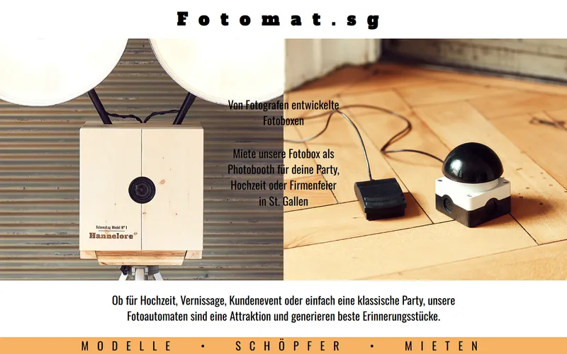 Fotomat self photo studio homepage