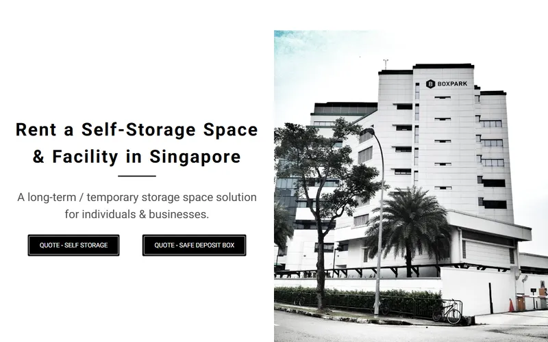 Boxpark Singapore homepage