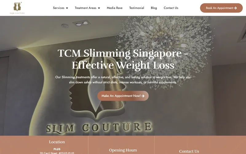 Slim Couture homepage