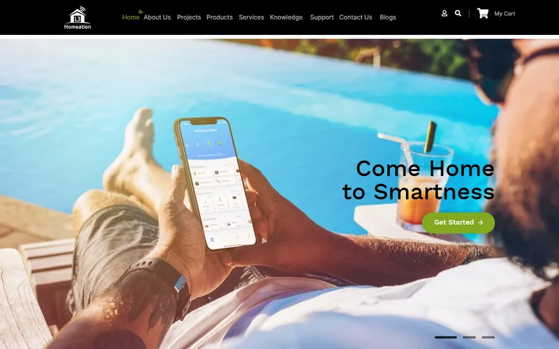L3 Homeation smart home Singapore homepage
