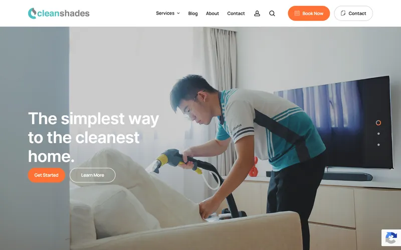 Cleanshades homepage