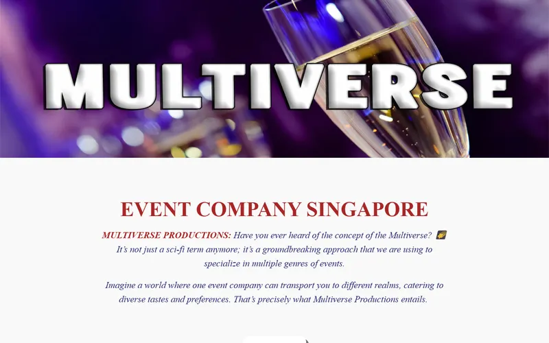 Multiverse homepage