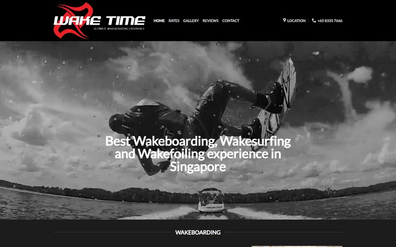 Wake Time homepage