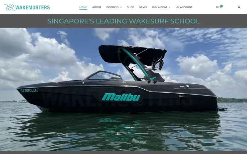 Wakemusters homepage