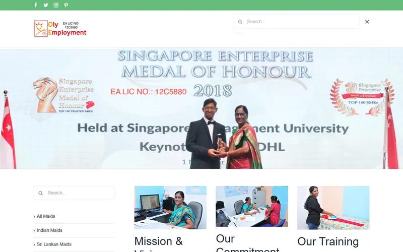 Oly Employment homepage