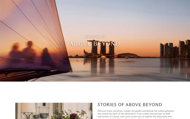 Marina Bay Sands Singapore homepage