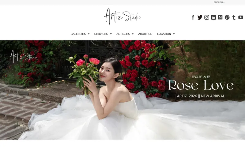 Artiz Studio Singapore homepage