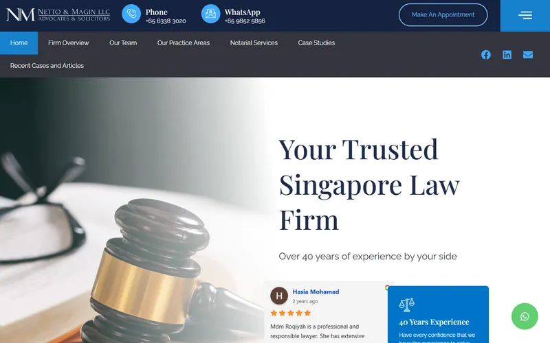 Netto & Magin LLC homepage