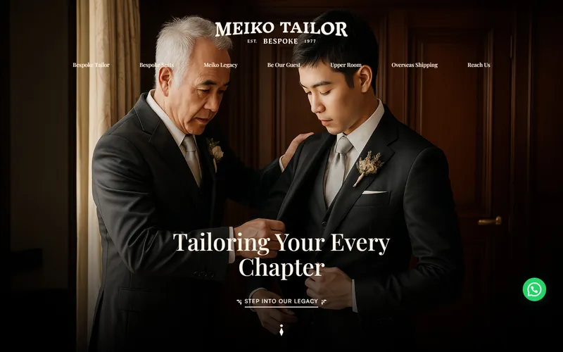 Meiko Tailor Singapore homepage
