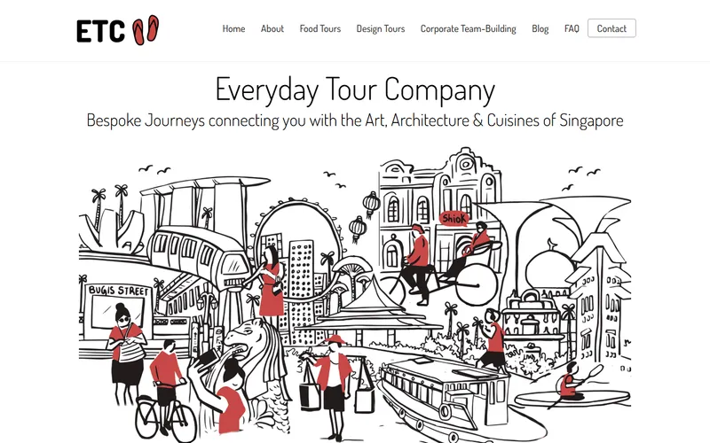 Everyday Tour Company homepage