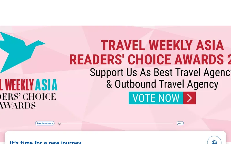 Chan Brothers Travel Singapore homepage