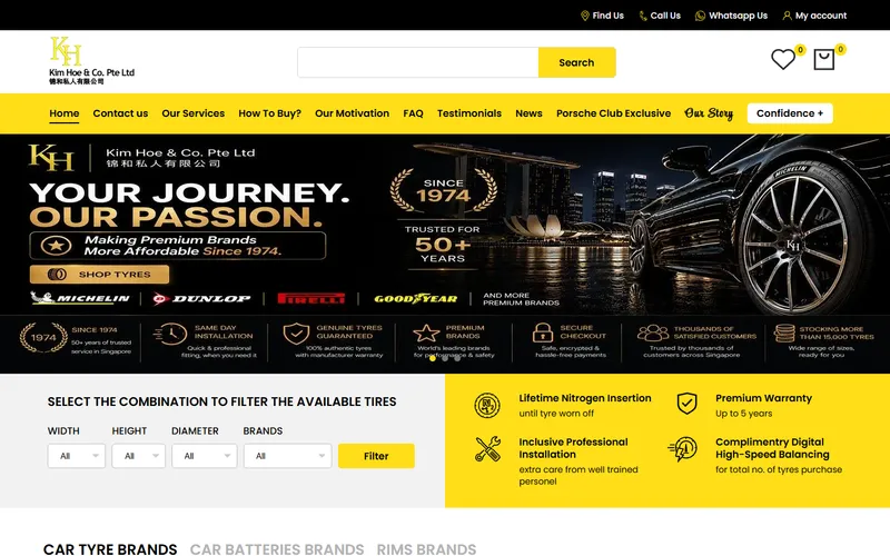 Kim Hoe & Co homepage