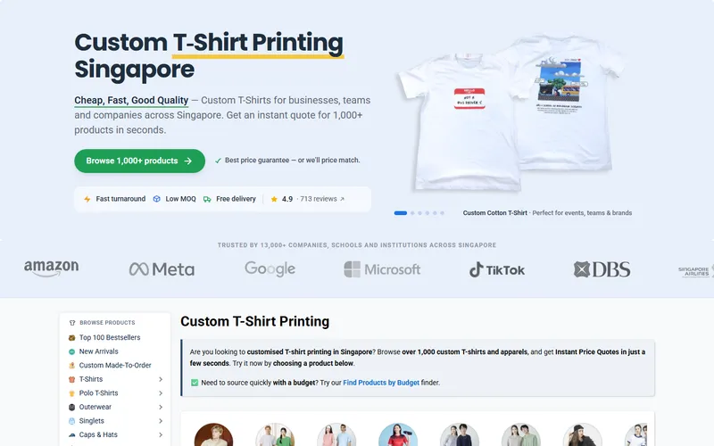 MeowPrint Singapore homepage