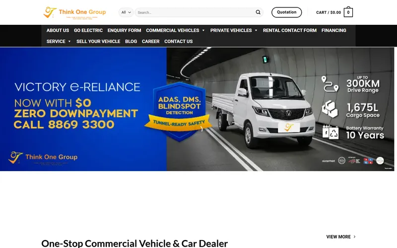 Think One Automobile homepage