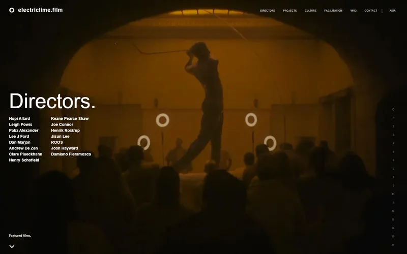 electriclime commercial film production Singapore homepage