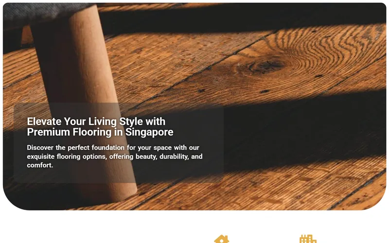 The Floor Gallery vinyl flooring Singapore homepage