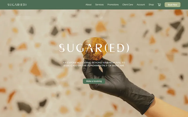 Sugared Singapore homepage