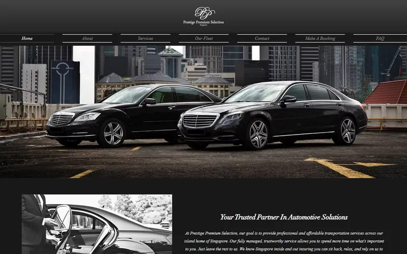 PPS Auto wedding car Singapore homepage