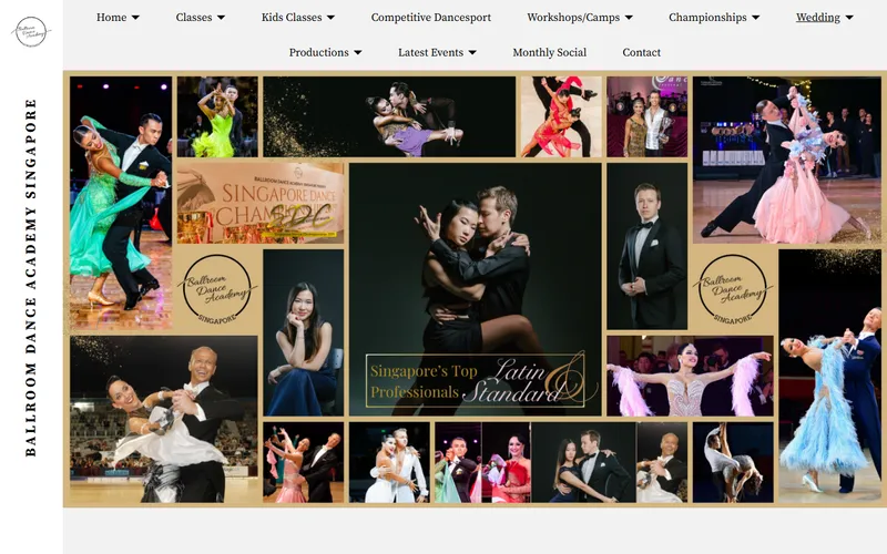 Ballroom Dance Academy Singapore homepage