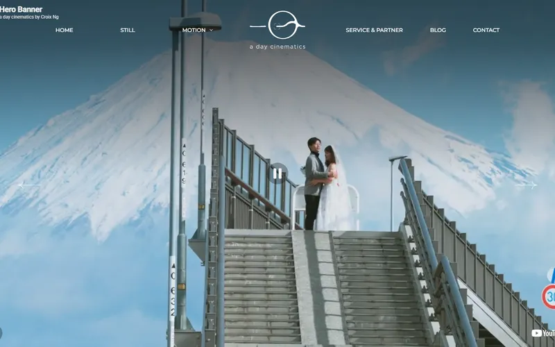 A Day Cinematics wedding videographer Singapore homepage