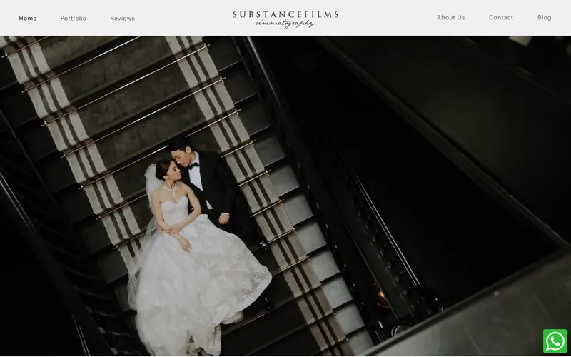 Substance Films wedding videographer Singapore homepage
