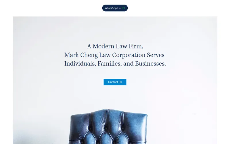 Mark Cheng Law Corporation homepage