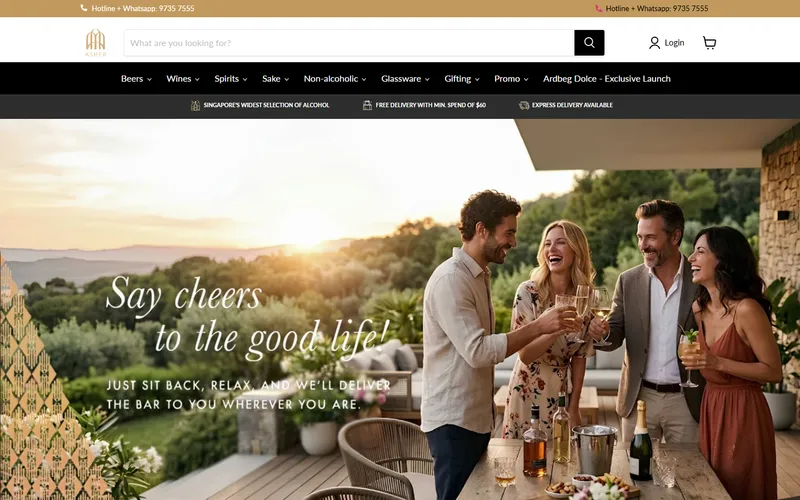 Asher BWS Singapore homepage