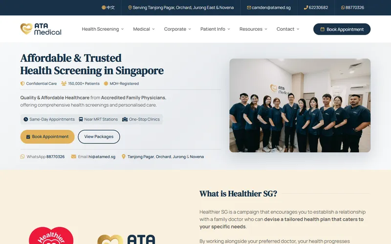 ATA Medical homepage