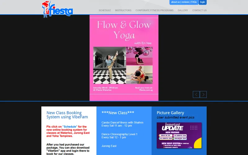 1Fiesta homepage